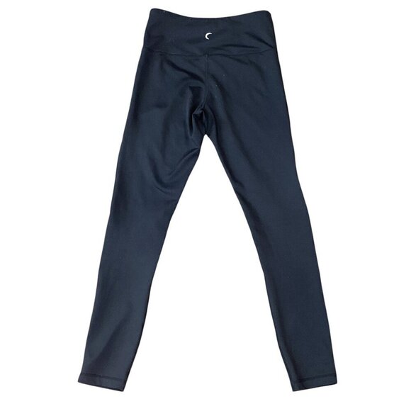 ZYIA Active Black Moto High Waisted Leggings Sz 2 #315J - Picture 4 of 9